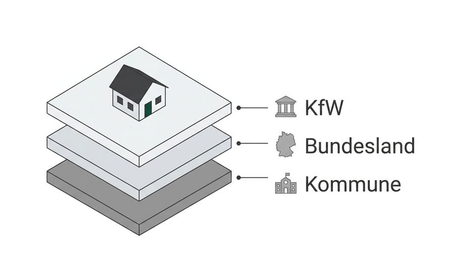 Förderung Hausbau kombinieren