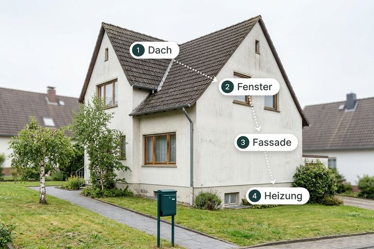 Sanierungsfahrplan erstellen lassen